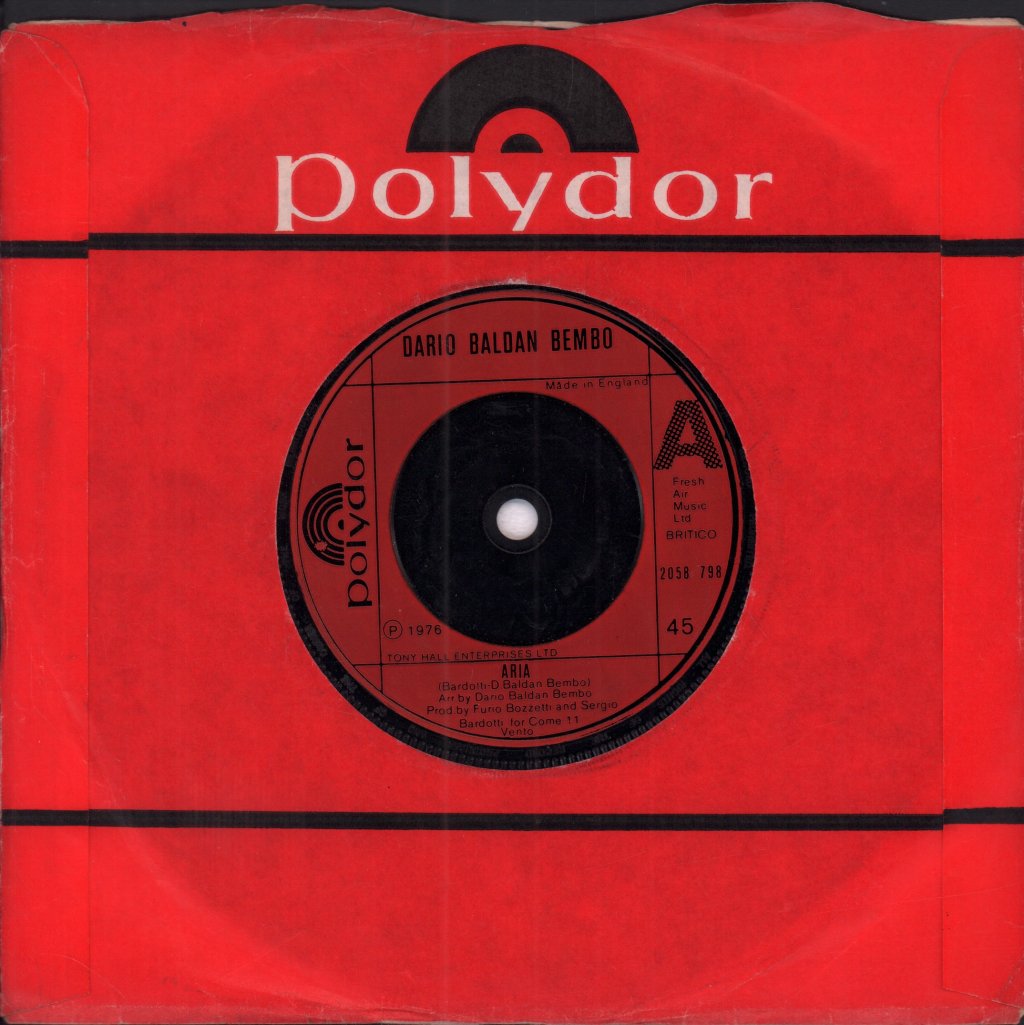 Dario Baldan Bembo - Aria - 7 Inch