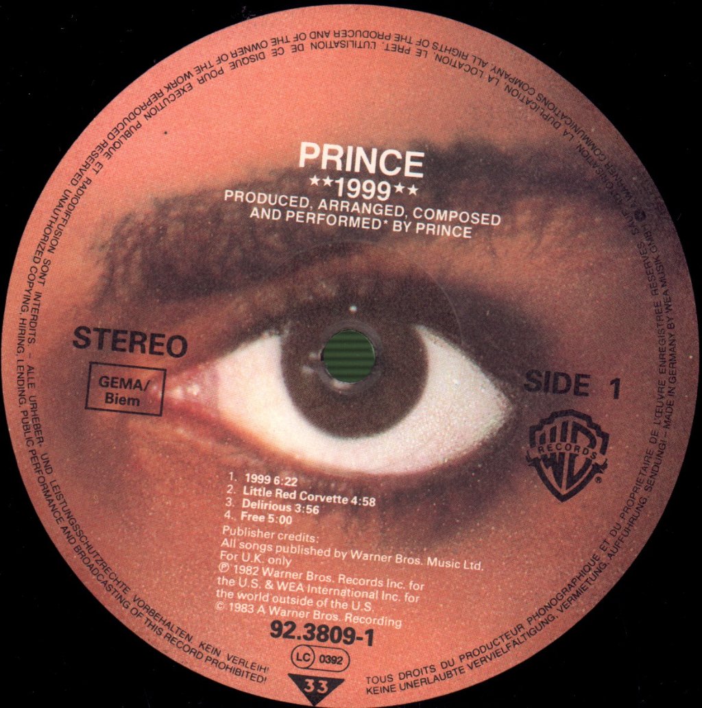 Prince - 1999 - Lp