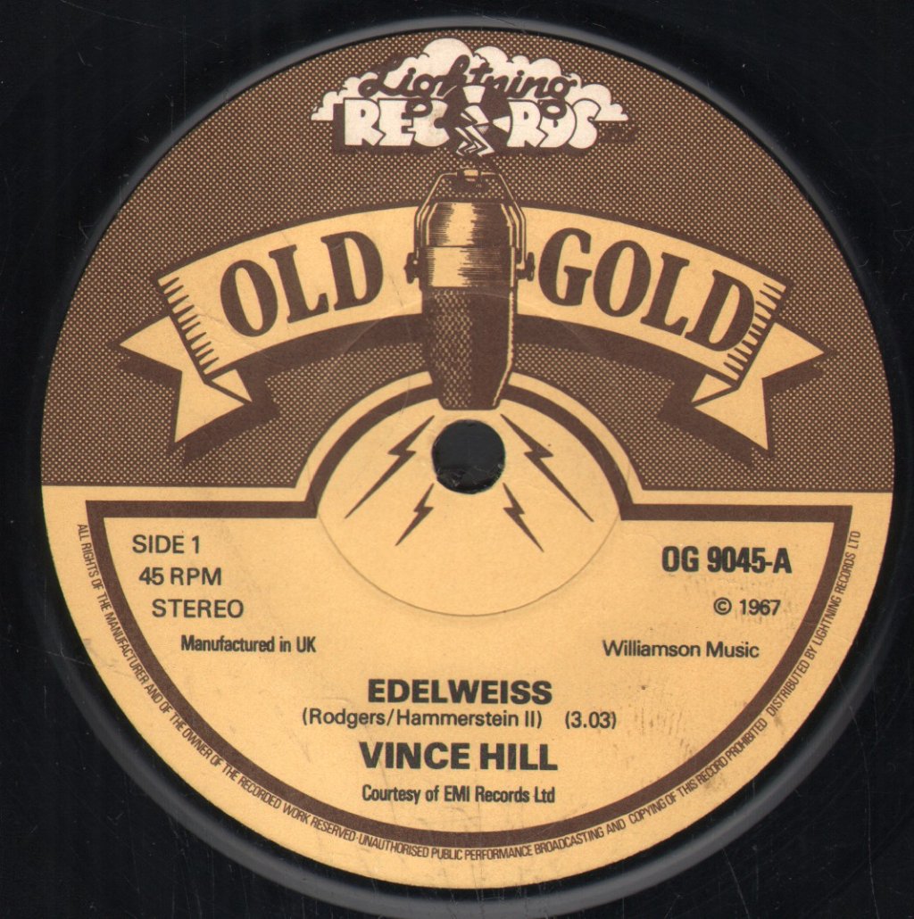 Vince Hill - Edelweiss - 7 Inch