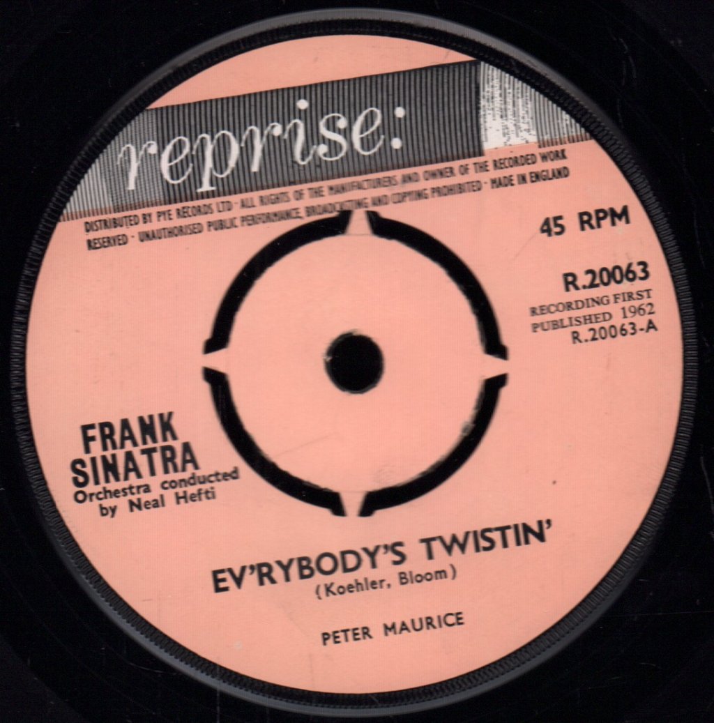 Frank Sinatra - Ev'rybody's Twistin' - 7 Inch