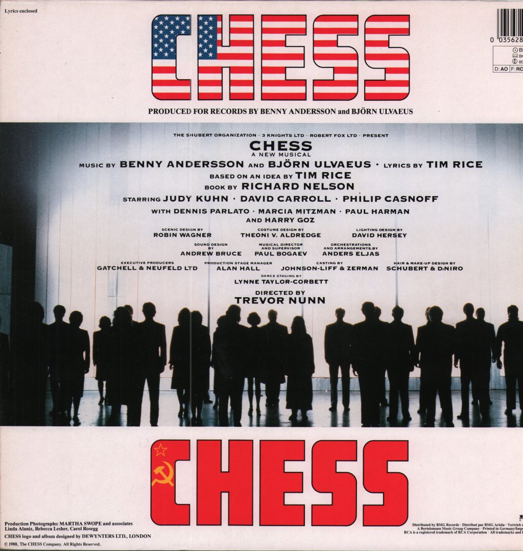 Chess - Chess (Original Broadway Cast Recording) - Lp