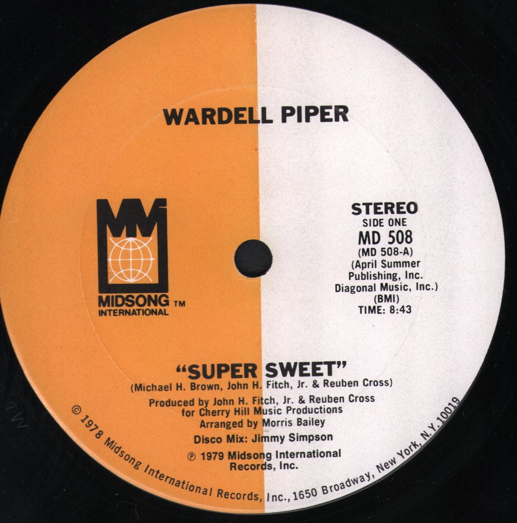 Wardell Piper - Super Sweet - 12 Inch