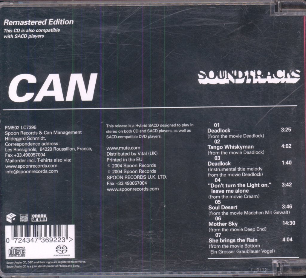 Can - Soundtracks - Cd