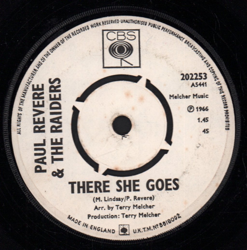 Paul Revere & The Raiders - Hungry - 7 Inch