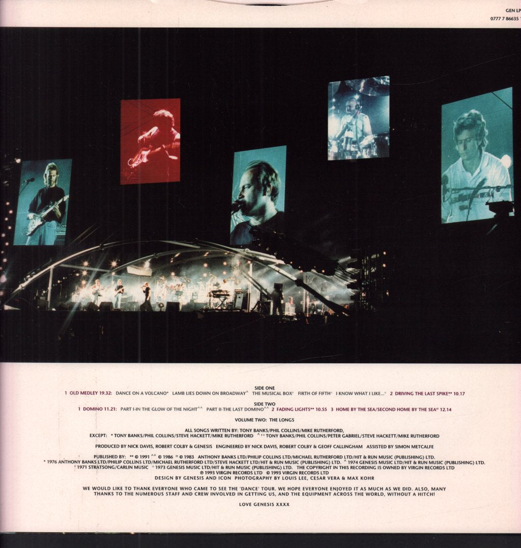 Genesis - Way We Walk Live volume 2 the longs - Lp