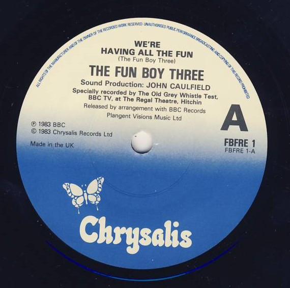 Fun Boy Three - Our Lips Are Sealed - Double 7 Inch