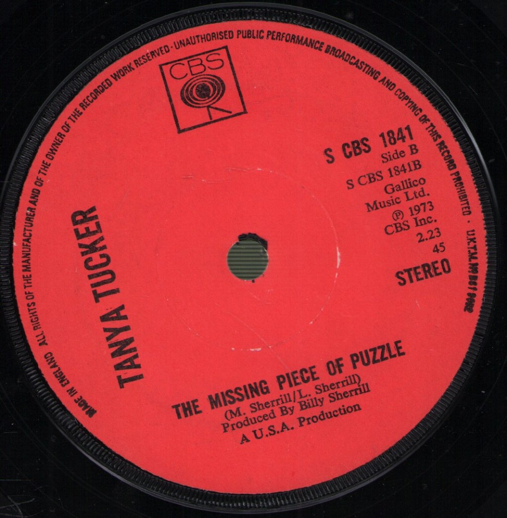 Tanya Tucker - Blood Red And Goin' Down - 7 Inch