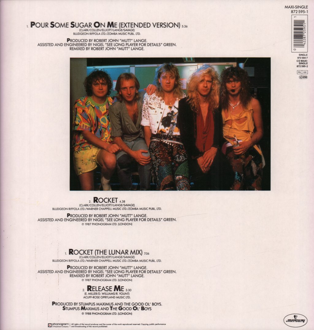 Def Leppard - Pour Some Sugar On Me - 12 Inch