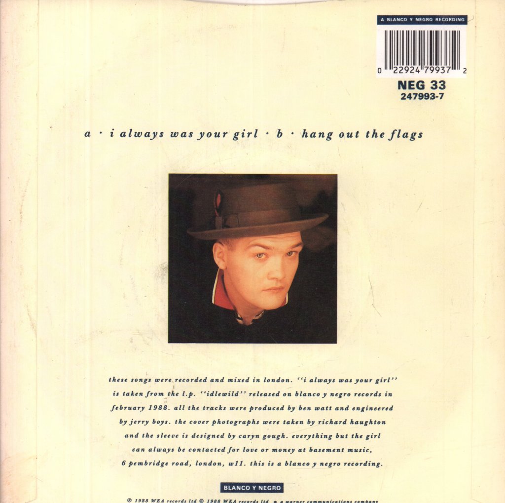 Everything But The Girl - I Always Was Your Girl - 7 Inch