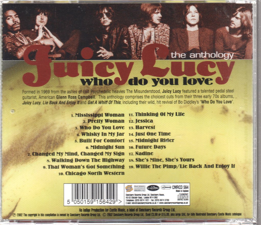 Juicy Lucy - Who Do You Love: The Anthology - Cd