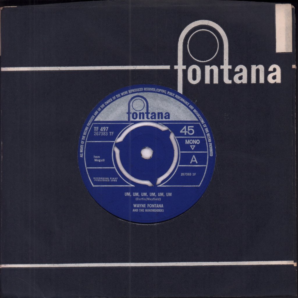 Wayne Fontana And The Mindbenders - Um Um Um Um Um Um - 7 Inch