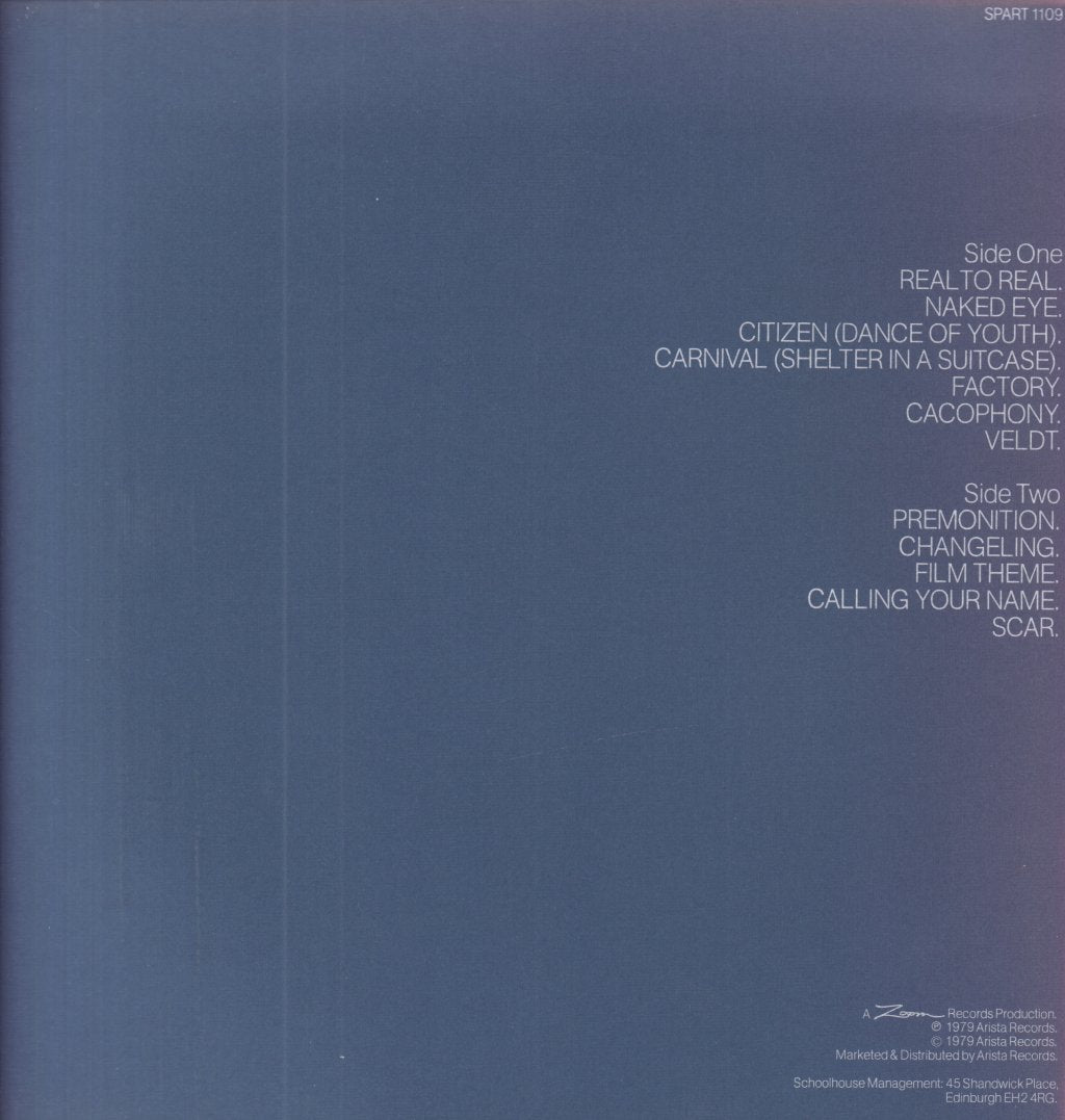 Simple Minds - Real To Real Cacophony - Lp