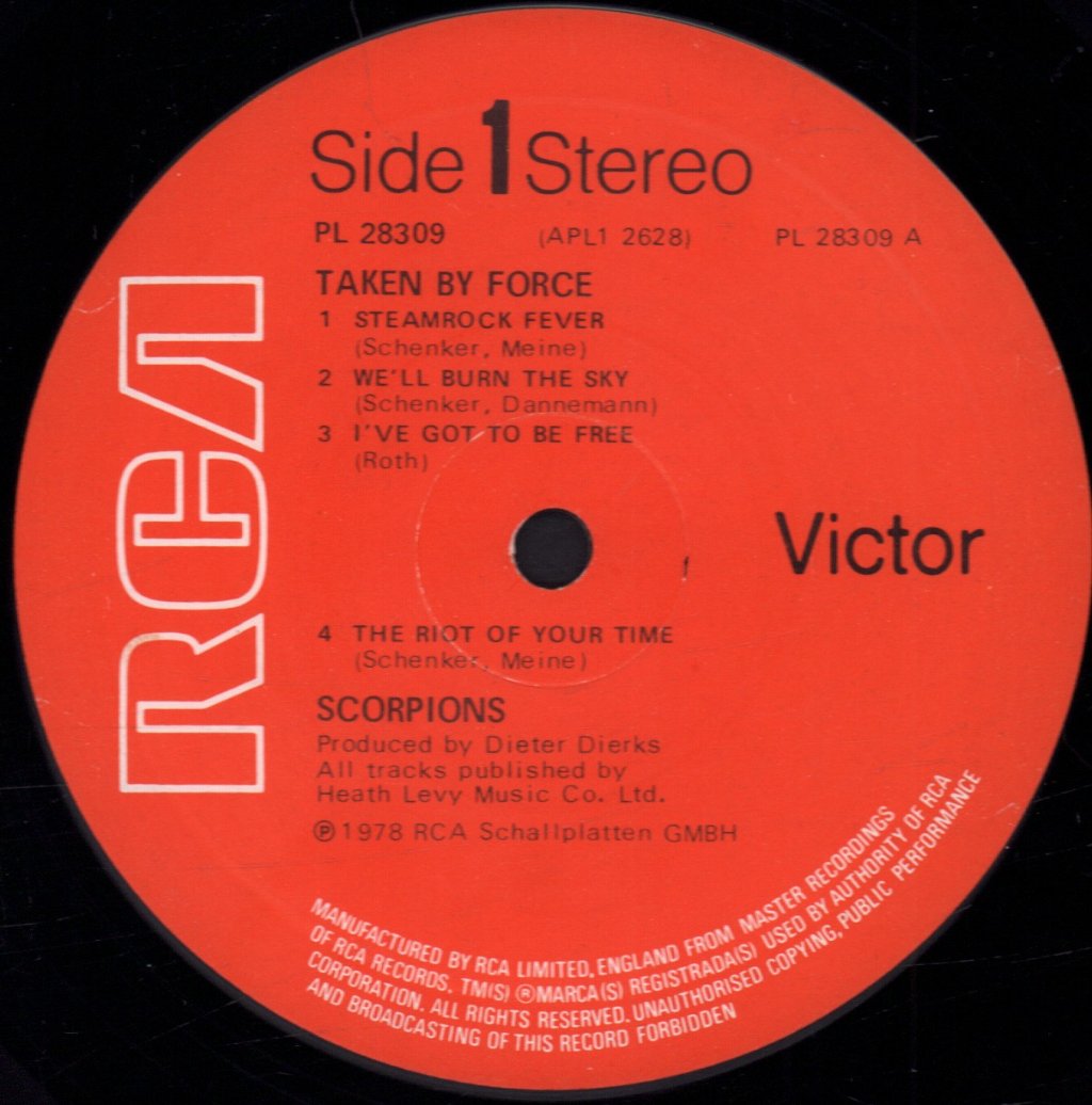 Scorpions - Taken By Force - Lp