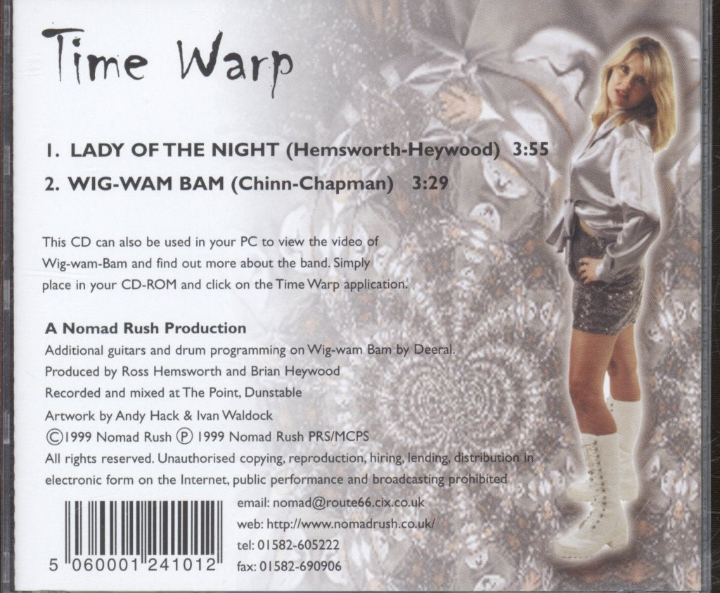 Time Warp - Lady Of The Night/Wig Wam Bam - Cd