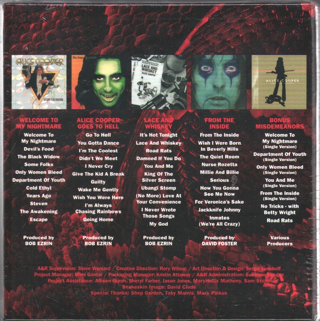 Alice Cooper - Studio Albums 1975 - 1978 - Cd Set
