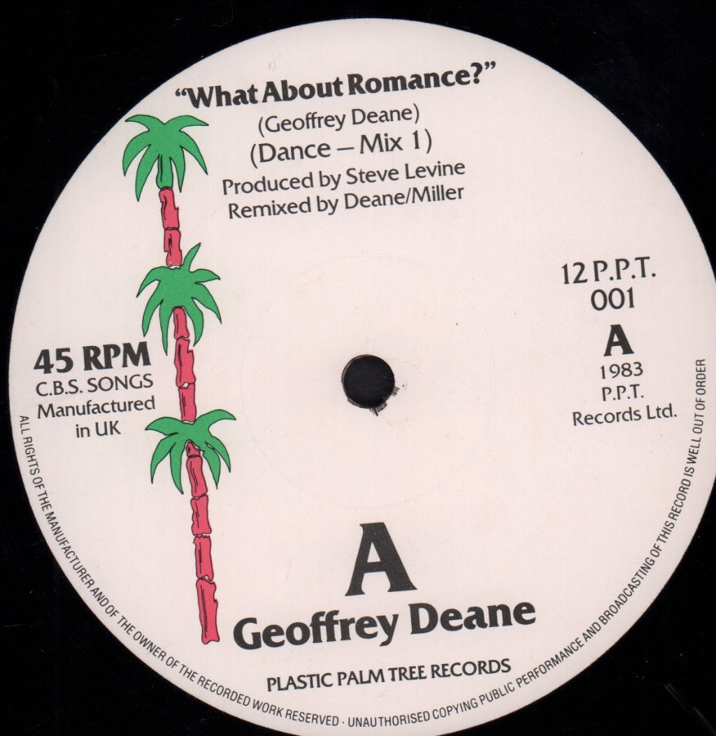 Geoffrey Deane - What About Romance - 12 Inch
