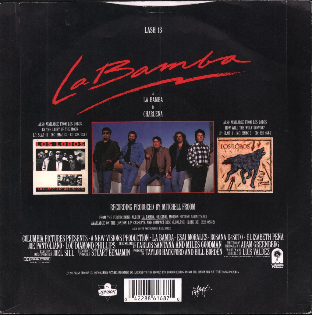 Los Lobos - La Bamba - 7 Inch