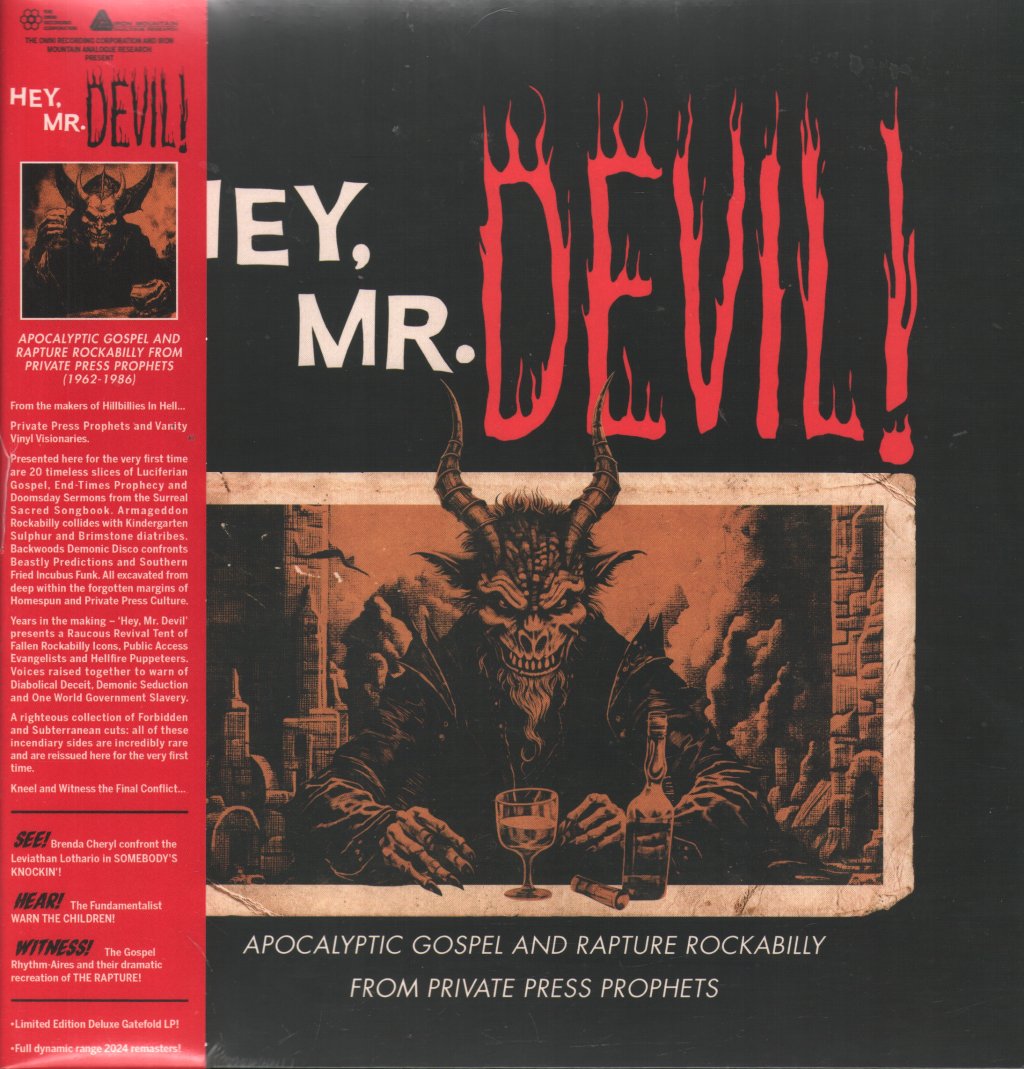 Various Artists - Hey, Mr Devil: Apocalyptic Gospel And Rapture Rockabilly From Private Press Prophets (1964-1984) - Lp