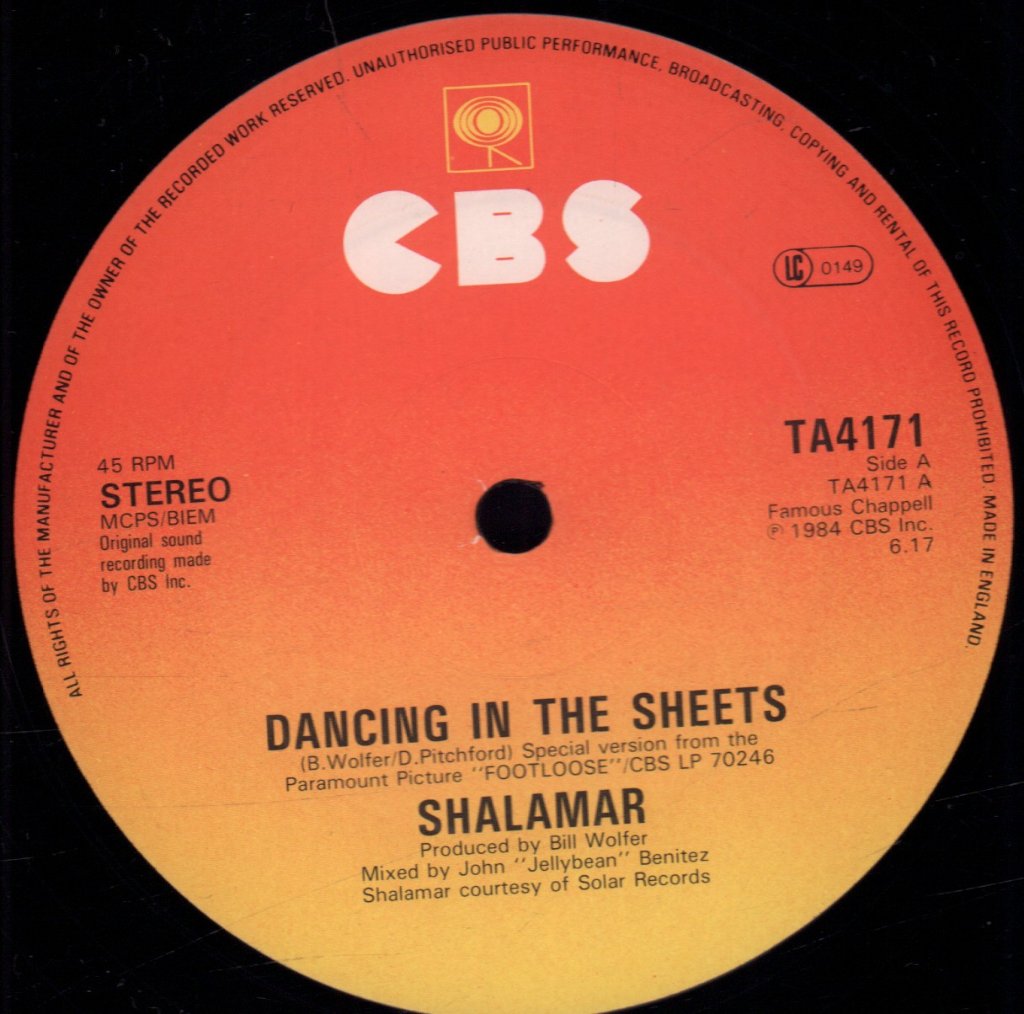 Shalamar - Dancing In The Sheets - 12 Inch