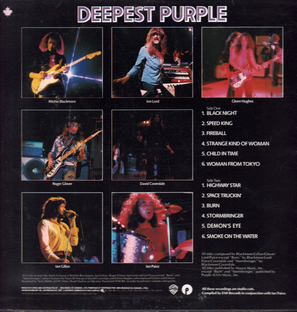 Deep Purple - Deepest Purple (The Very Best Of Deep Purple) - Lp