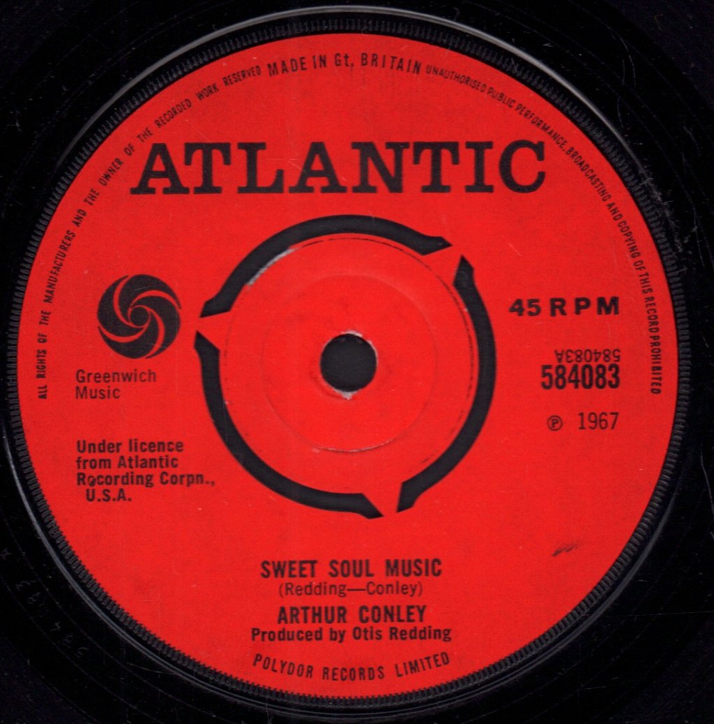 Arthur Conley - Sweet Soul Music - 7 Inch