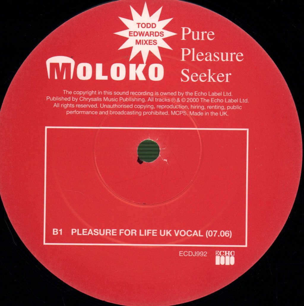 Moloko - Pure Pleasure Seeker (Todd Edwards Mixes) - Double 12 Inch