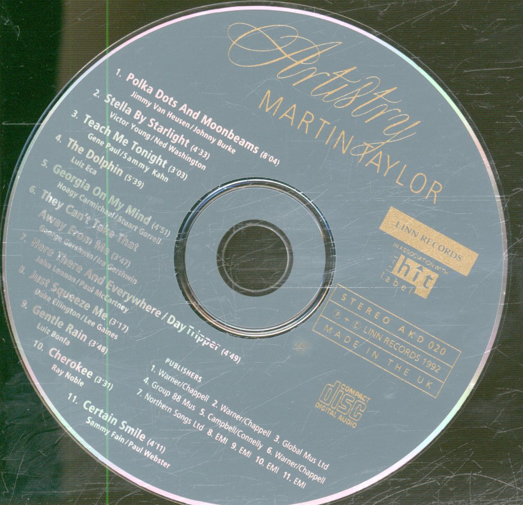 Martin Taylor - Artistry - Cd