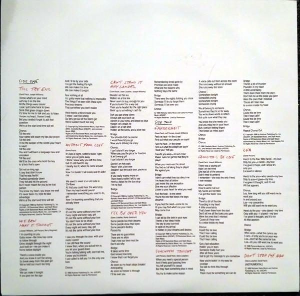 Toto - Fahrenheit - Lp