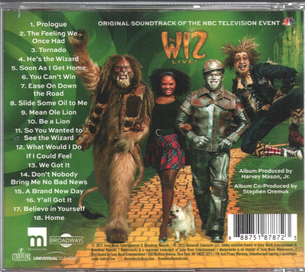 Various Artists - Wiz Live! Original Soundtrack Of The NBC Television Event - Cd