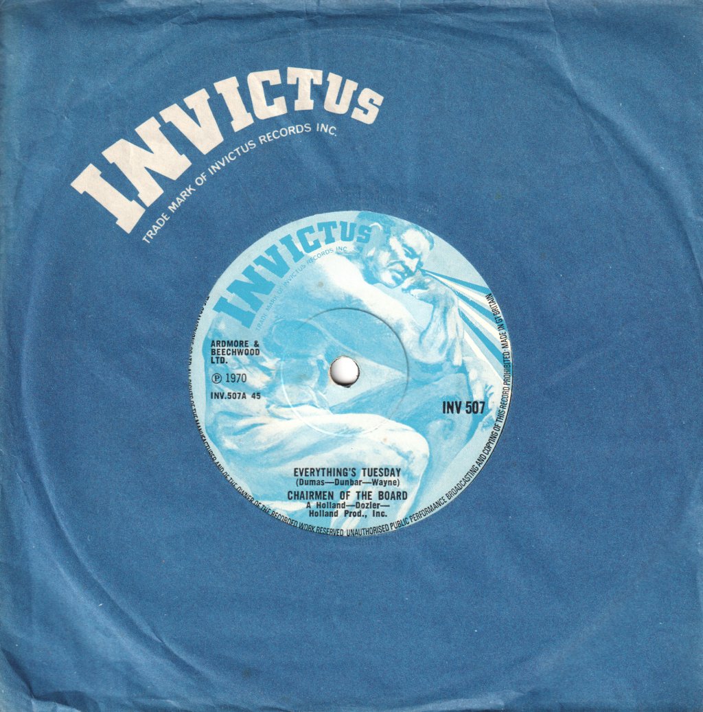 Chairmen Of The Board - Everything's Tuesday - 7 Inch