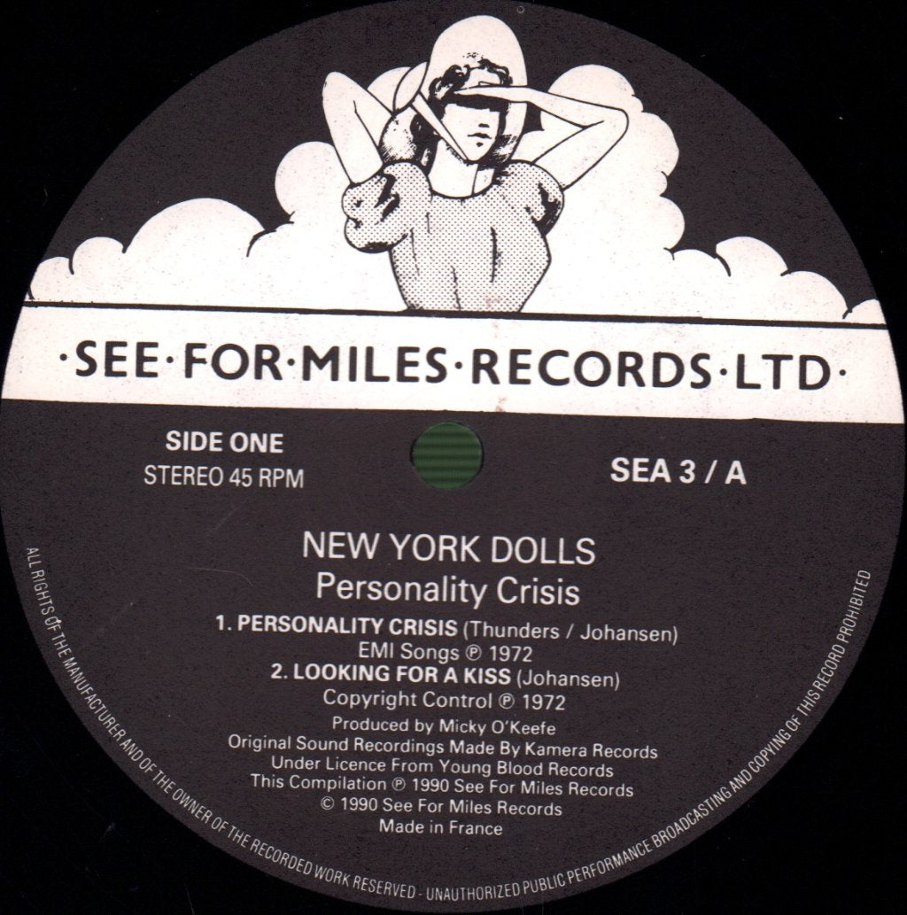 New York Dolls - Personality Crisis - 12 Inch