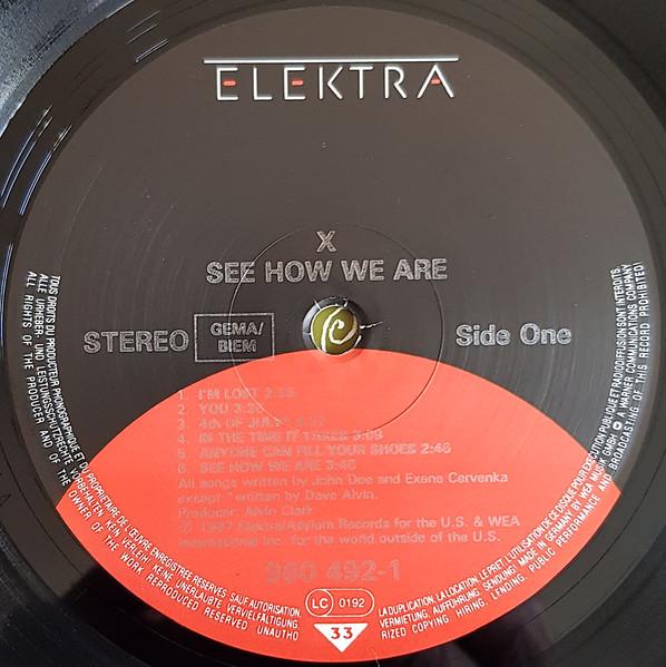 X - See How We Are - Lp