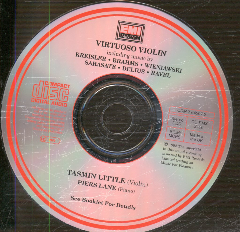 Tasmin Little • Piers Lane - Virtuoso Violin - Cd