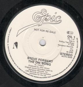 Steve Forbert - Oil Song - 7 Inch