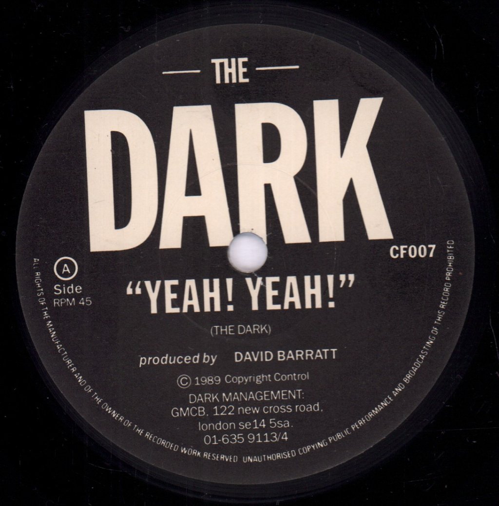 Dark (80'S Rock) - Yeah Yeah - 7 Inch