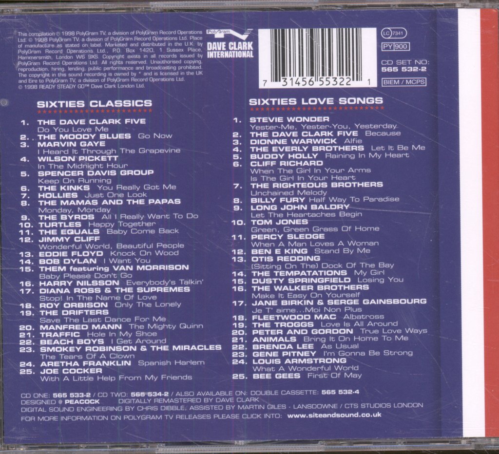 Various Artists - Ready Steady Go! The Number One Sixties Album Volume II - Double Cd
