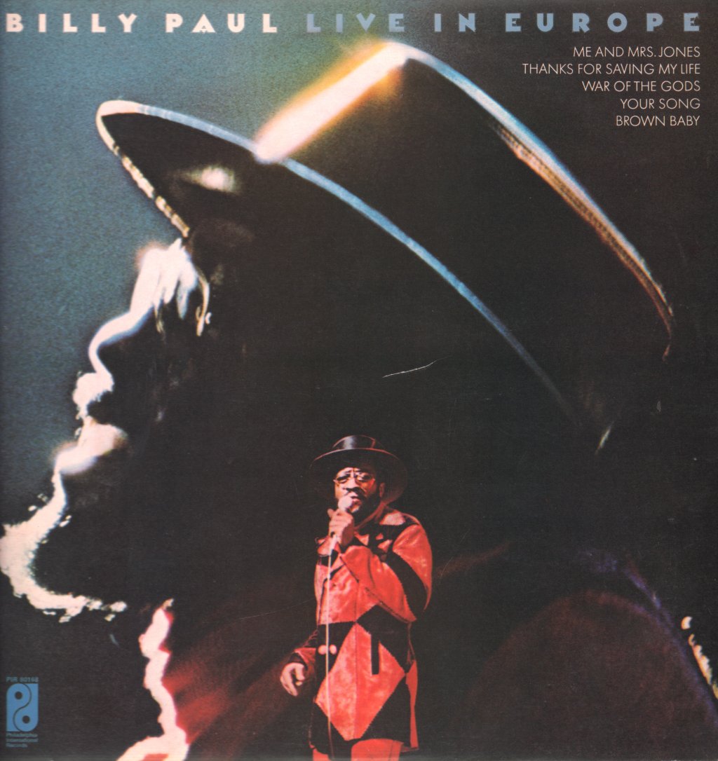 Billy Paul - Live In Europe - Lp