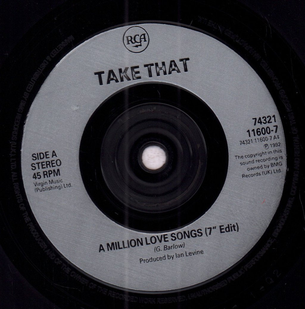 Take That (Boy Band) - A Million Love Songs - 7 Inch