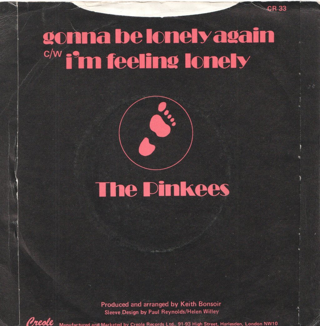 Pinkees - Gonna Be Lonely Again - 7 Inch