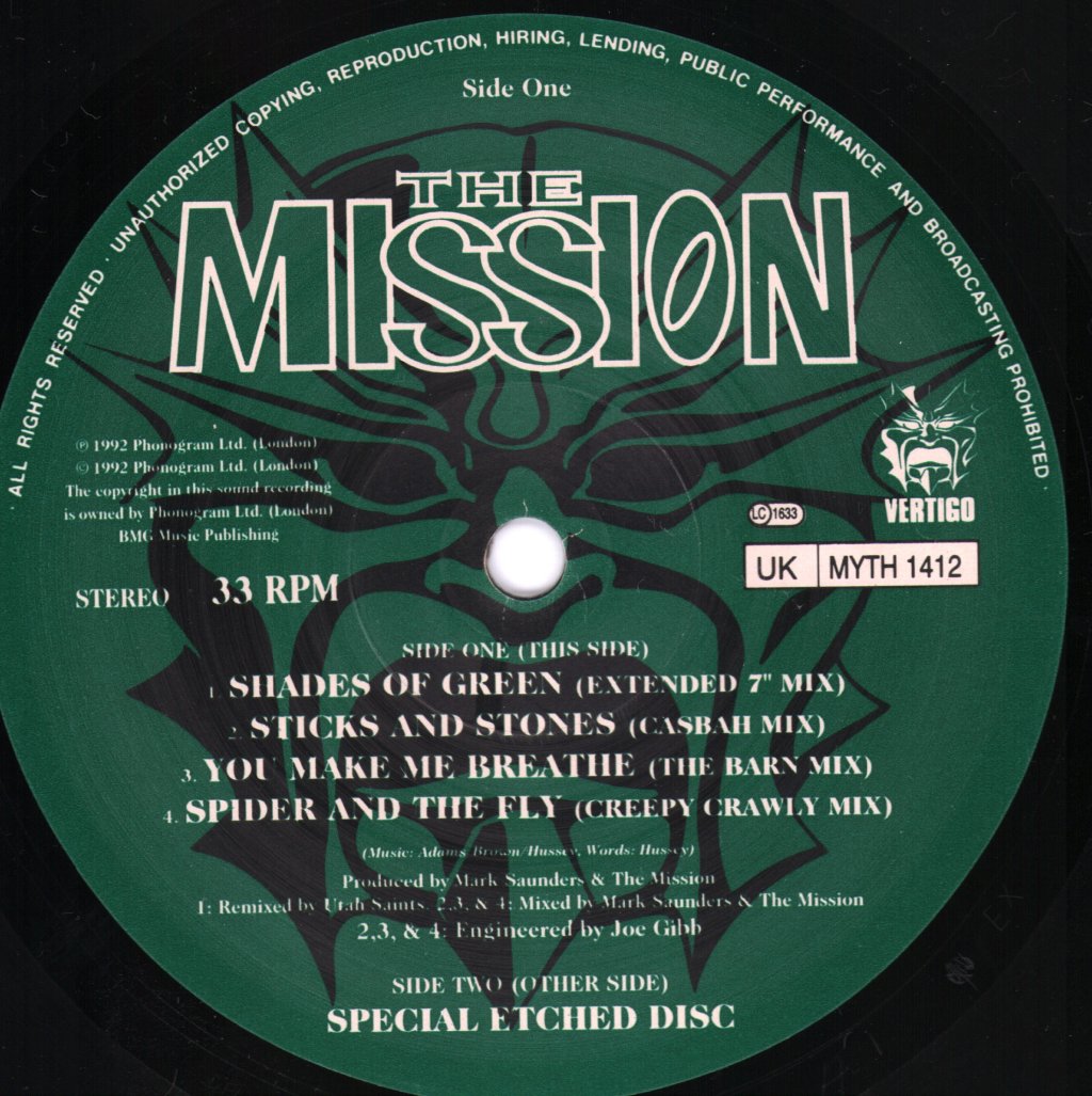 Mission - Shades Of Green - 12 Inch