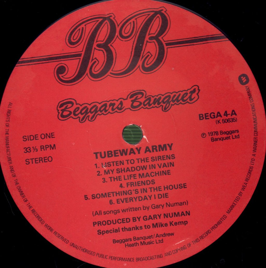 Tubeway Army - Tubeway Army - Lp