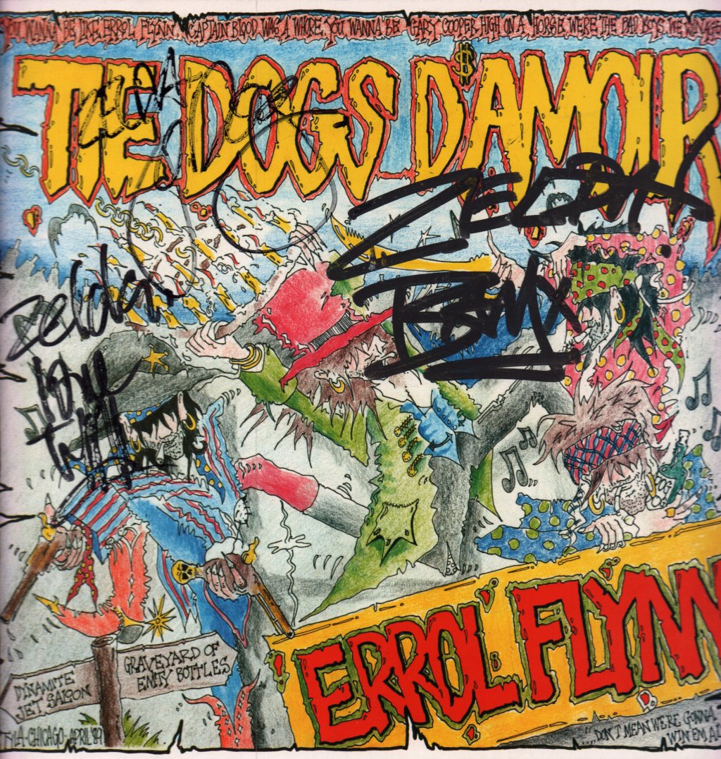 Dogs D'amour - Errol Flynn - Lp
