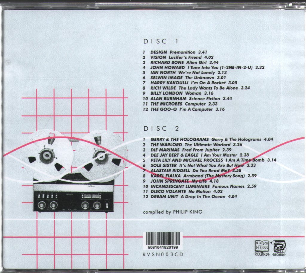 Various Artists - All The Young Droids: Junkshop Synth Pop 1978-1985 - Double Cd