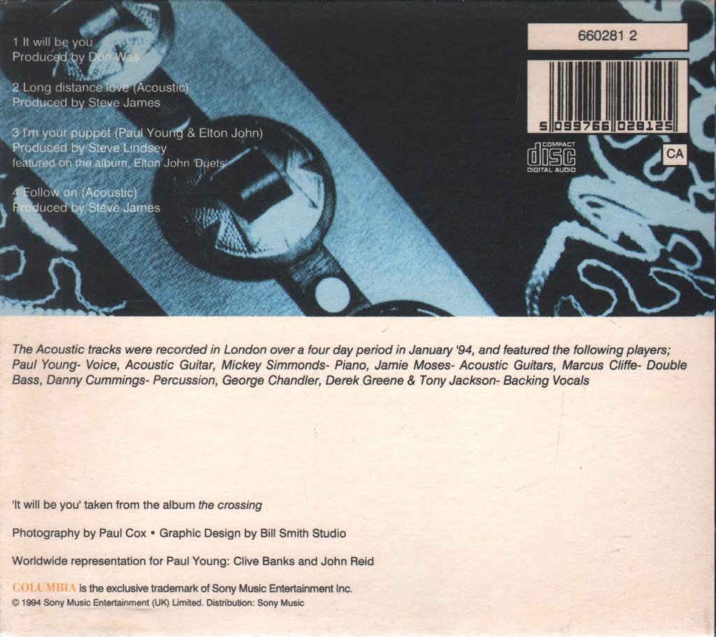 Paul Young - It Will Be You - Cd
