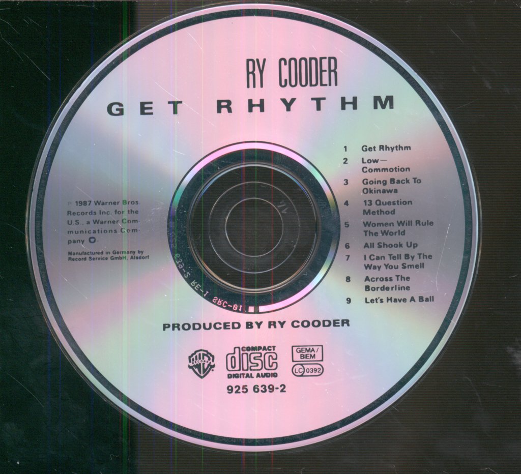 Ry Cooder - Get Rhythm - Cd