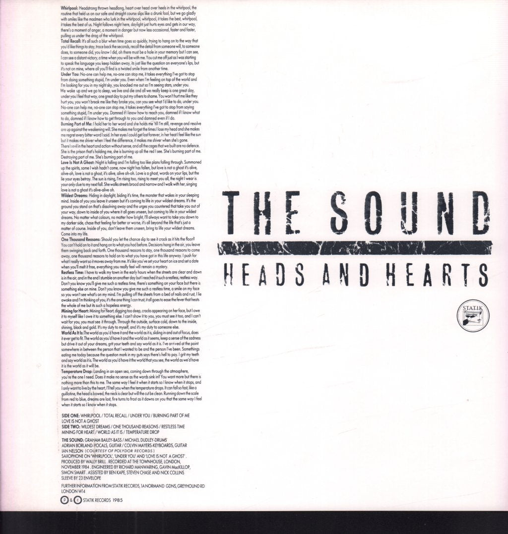 Sound - Heads And Hearts - Lp