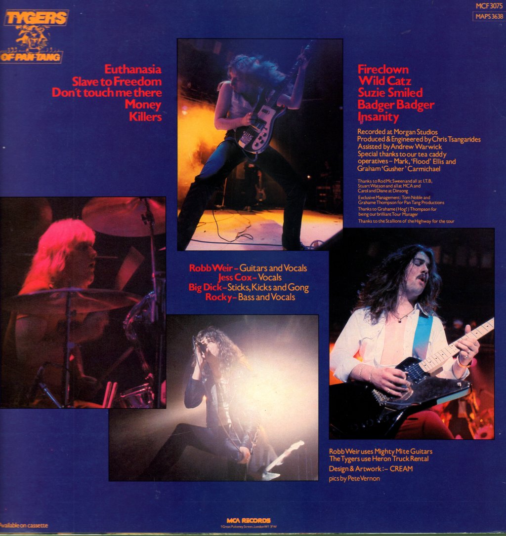 Tygers Of Pan Tang - Wild Cat - Lp