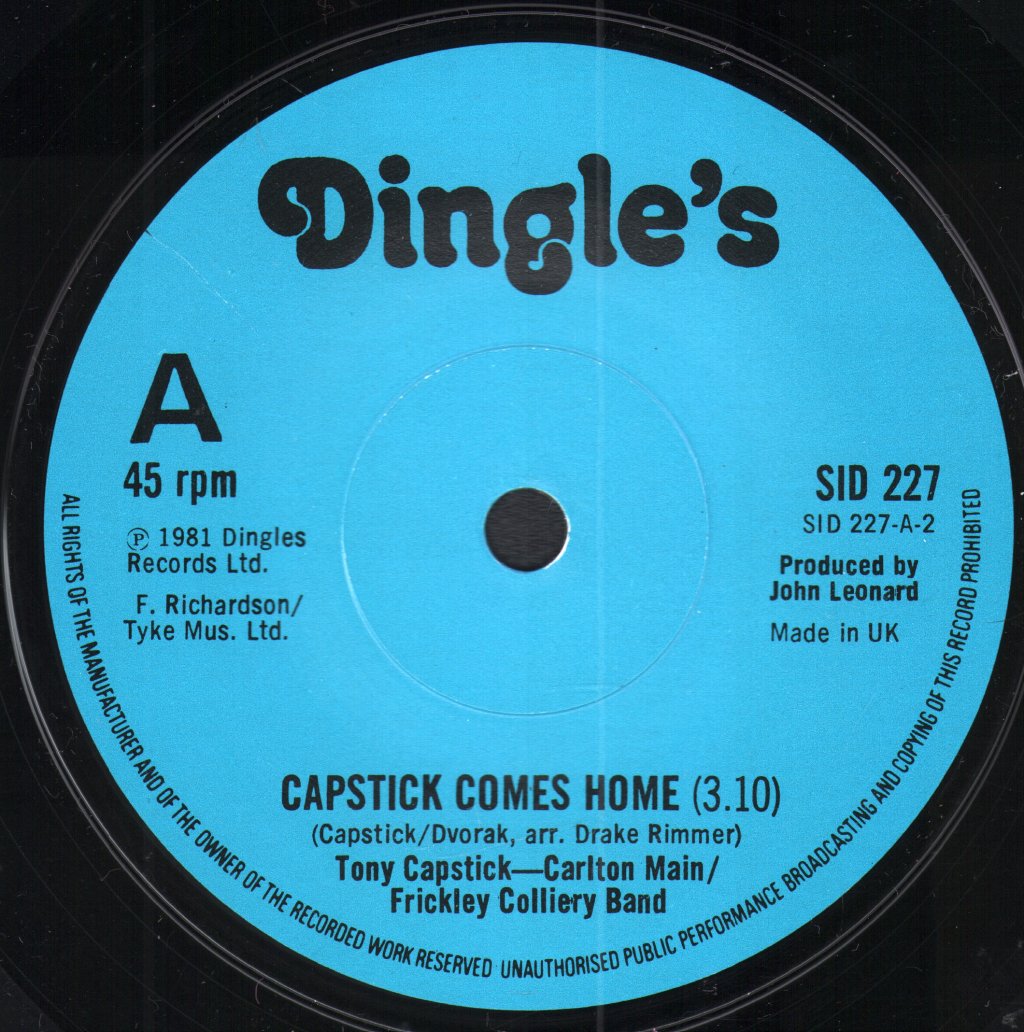 Tony Capstick - Sheffield Grinder - 7 Inch