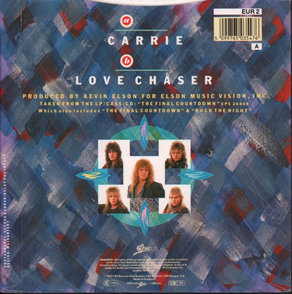 Europe - Carrie - 7 Inch