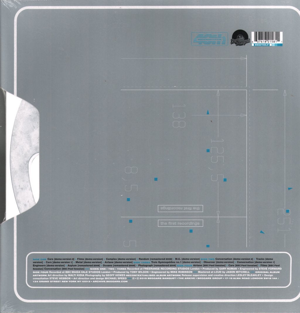 Gary Numan - Pleasure Principle: The First Recordings - Double Lp